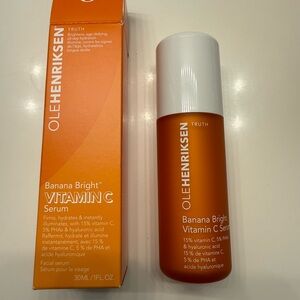 Ole Henriksen Banana Bright Vitamin C Serum in Orange Packaging